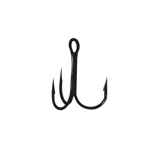 Gamakatsu Treble Round Bend Hook